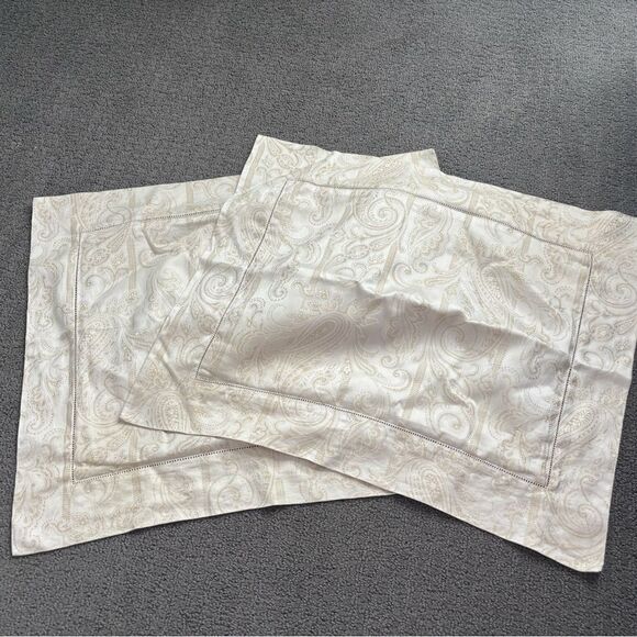 Peacock Alley Couture “Sorrento” Collection Duvet and 2 Boudoir Shams - Picture 9 of 11